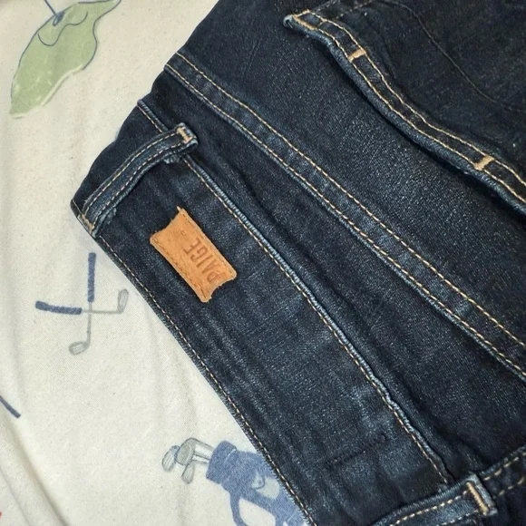 PAIGE Dark Blue Flare Jeans - Picture 9 of 17